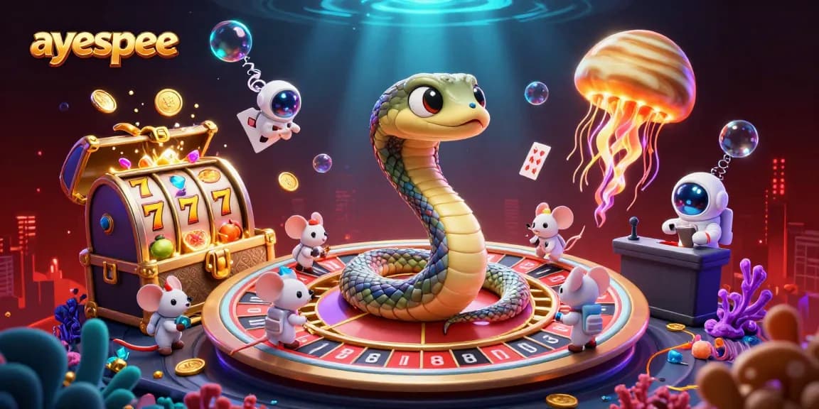 Pemain ayespee berpartisipasi dalam slot permainan dengan efek visual menarik dan elemen kasino yang menyenangkan.