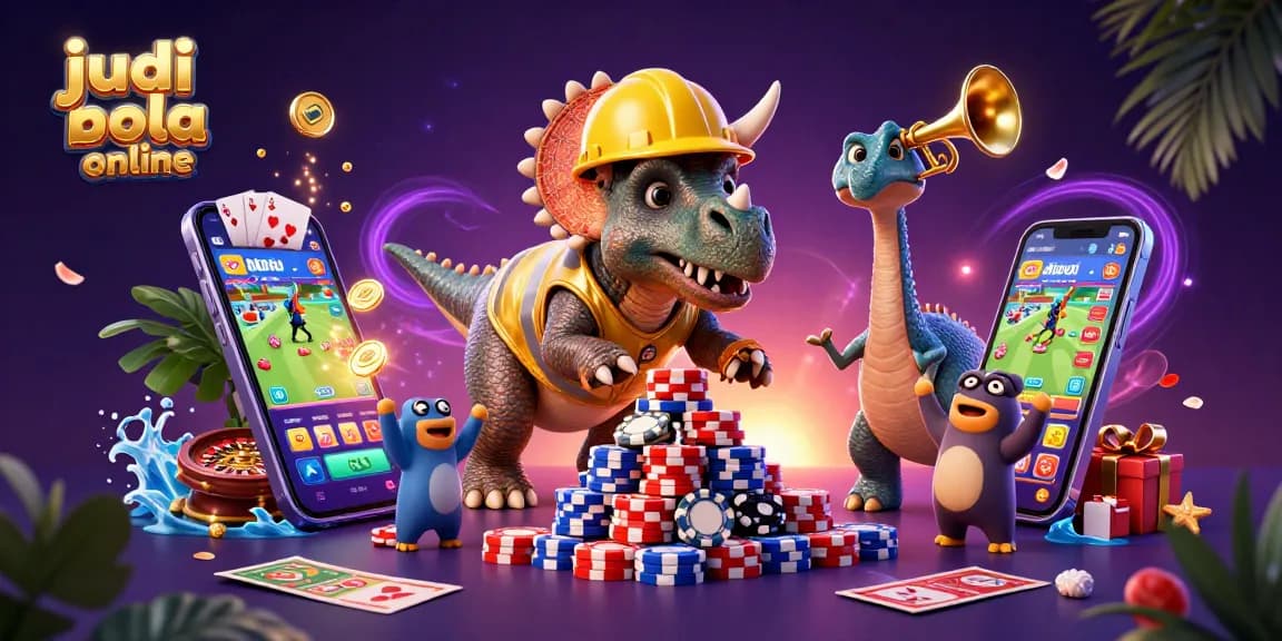 Engage in judi bola online excitement with colorful sports betting action and festive celebration.