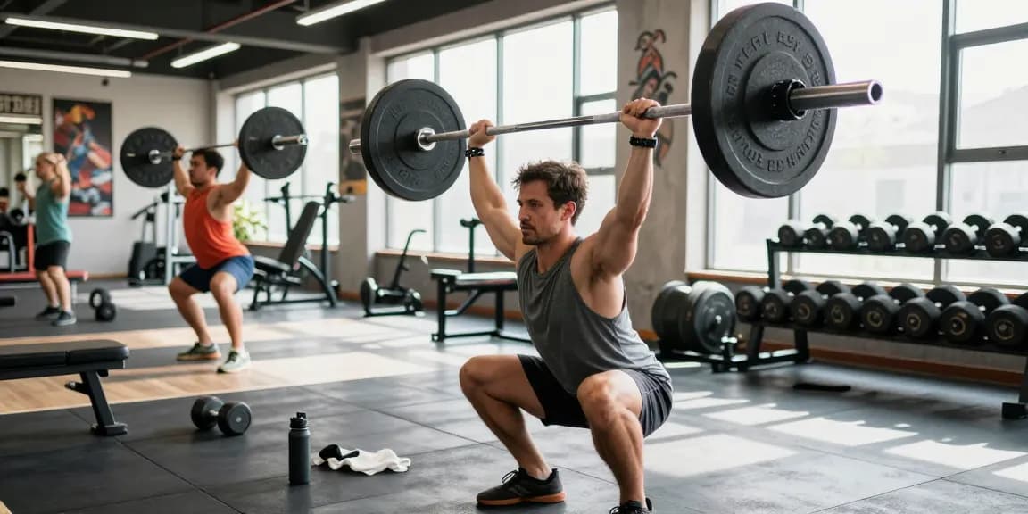 Athletic individual training hard at the Official Prime Pharma Steroid Shop gym, showcasing dedication and fitness.