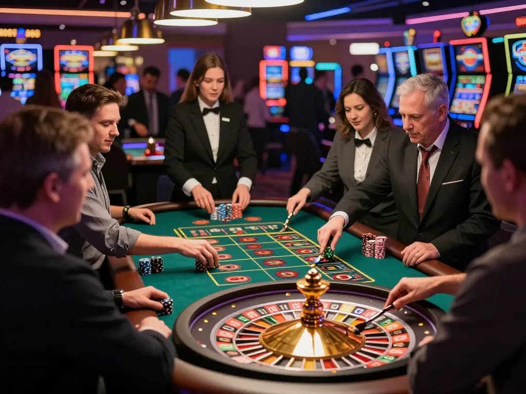 Keluaran togel hongkong singapore ditampilkan di meja roulette animasi, menyoroti kegembiraan dan keterlibatan di antara pemain.