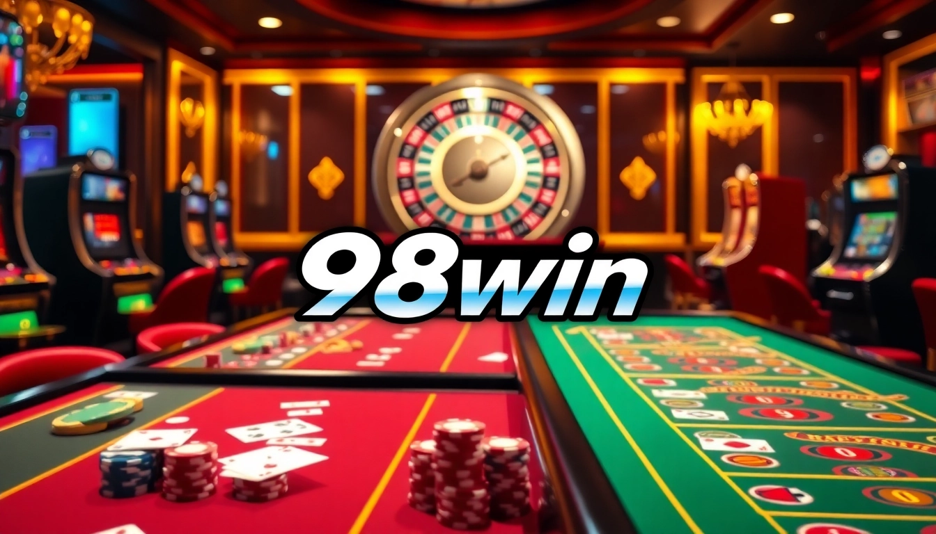 Experience the excitement of 98win trang chu with vibrant casino games and thrilling gambling activities.