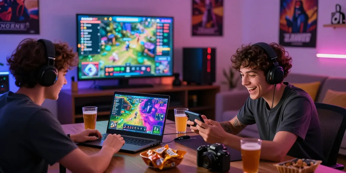 Engaged players on https://cikagames.com/ enjoying multiplayer platform games in a cozy setting, showcasing vibrant graphics and an inviting atmosphere.