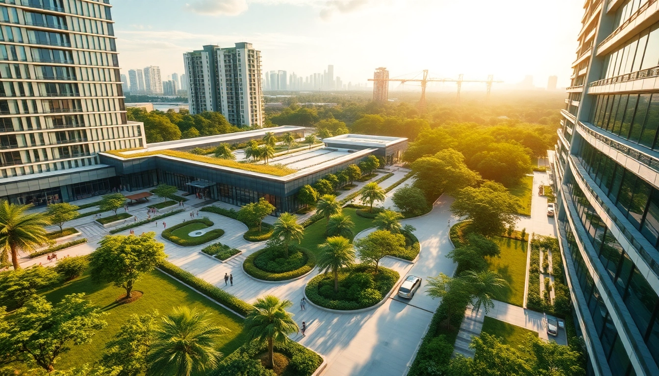 Visualize the Tampines St 95 EC with lush landscaping and modern architecture in a serene urban setting.