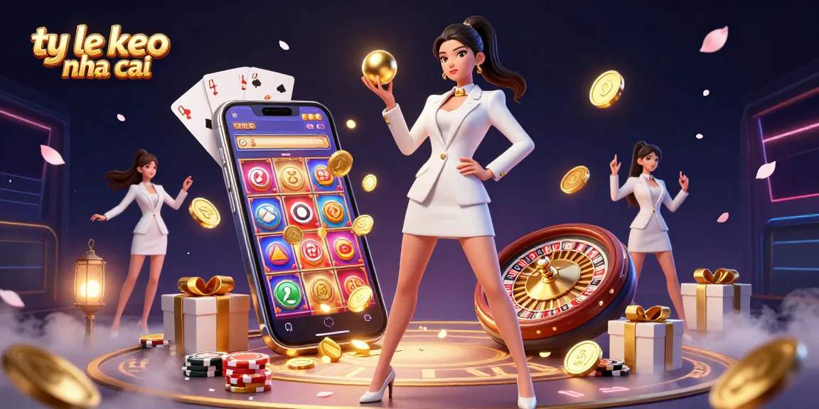 Explore ty le keo nha cai through an ultra-detailed casino cinematic scene featuring vibrant slot games and lively atmosphere.