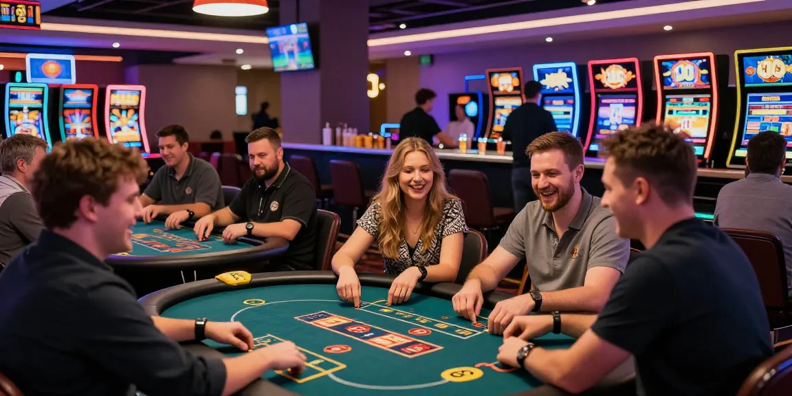Exciting scene at non-UK casinos for UK players featuring vibrant atmosphere and gaming variety at https://ghsc.co.uk.