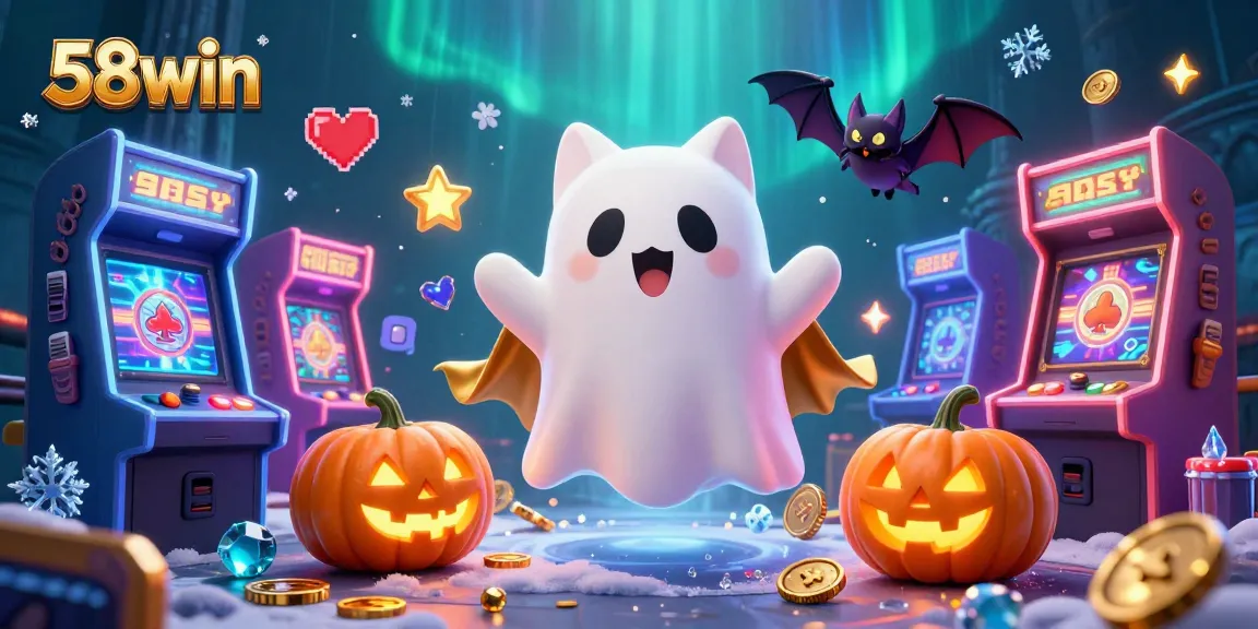 Engage with 58win's exciting gaming universe filled with ghosts, bats, and glowing jackpots.