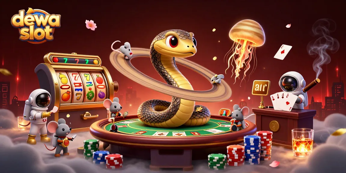 Thrilling dewa slot gameplay with astronaut mice betting on cosmic roulette and vibrant casino elements.