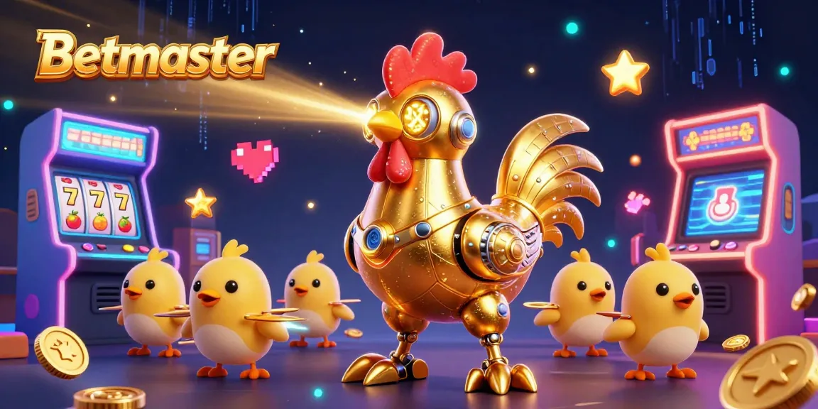 Betmaster offers engaging gaming experiences with retro-futuristic elements, colorful casino themes, and vibrant characters.