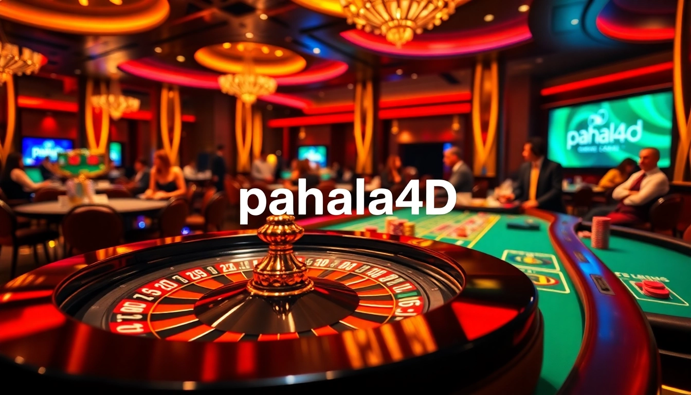 Experience high-stakes action at pahala4d with vibrant casino tables and engaging gameplay.