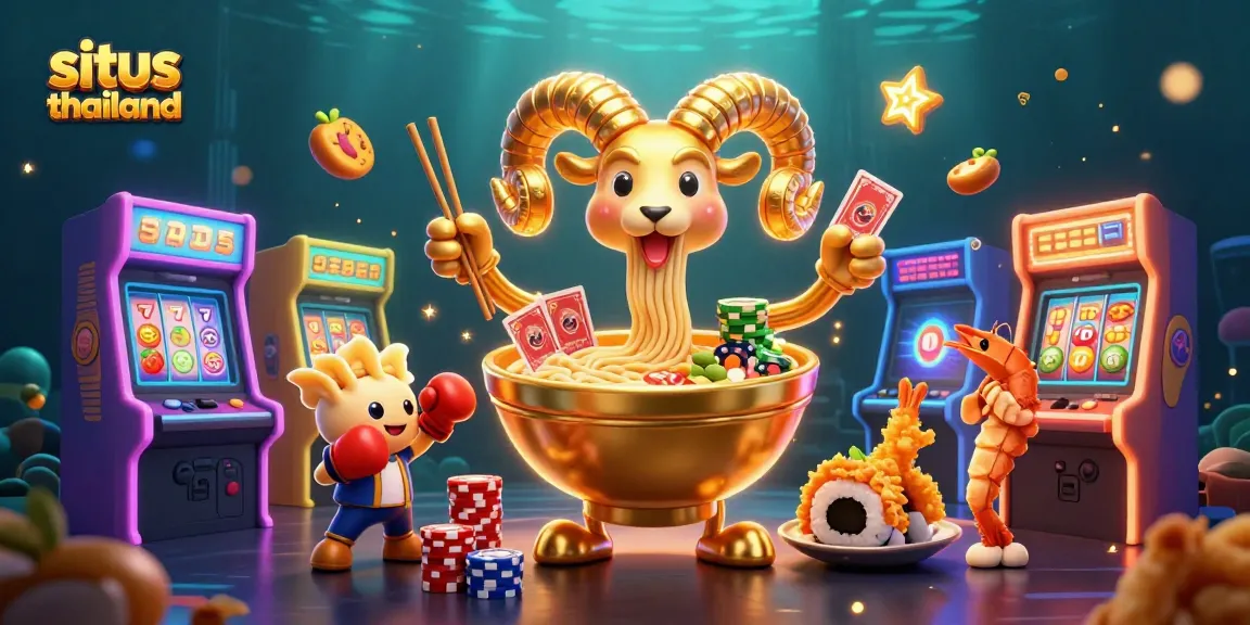 Engage with exciting casino action in situs thailand featuring vibrant gaming characters and dynamic slot elements.