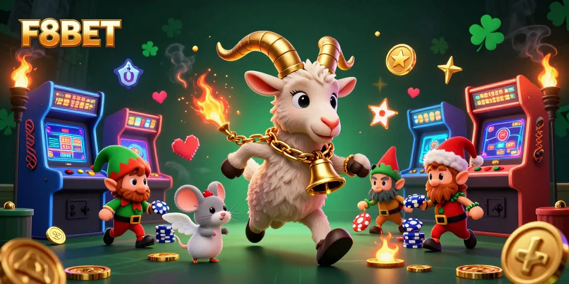 Play at F8BET's festive casino with Krampus, while gremlins steal poker chips!