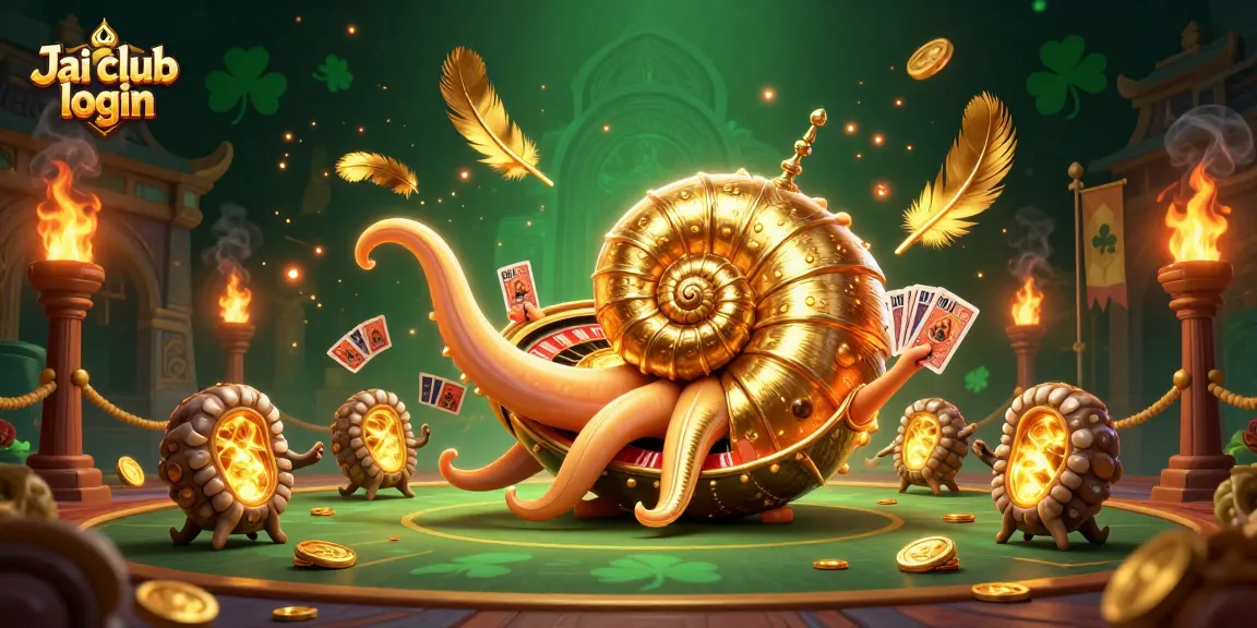 Engage in thrilling games with Jai club login featuring a giant nautilus roulette and glowing ammonite companions.
