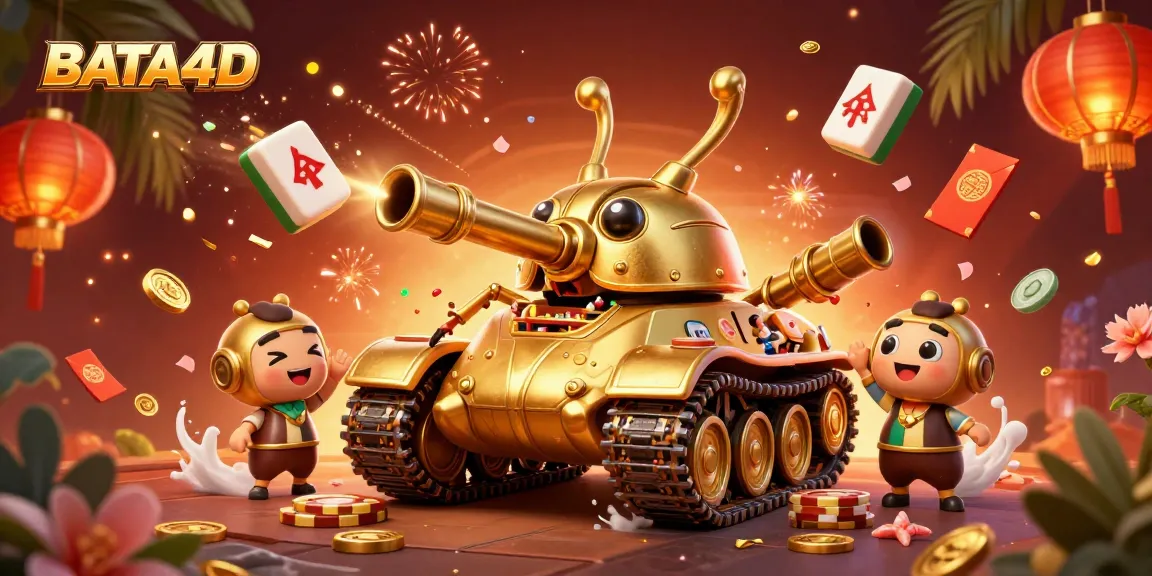 BATA4D menampilkan kasino mini dalam tank keong berlian emas yang megah, dikelilingi elemen permainan yang berwarna-warni.