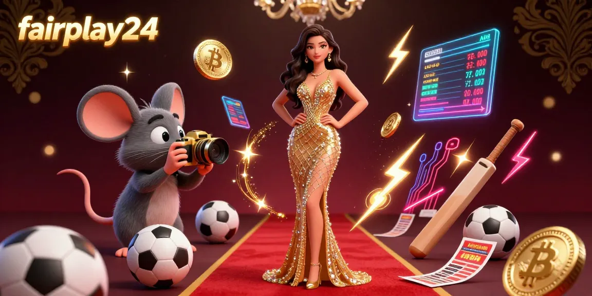Engage in thrilling sports betting with fairplay24 while exploring vibrant neon graphics and exciting elements.