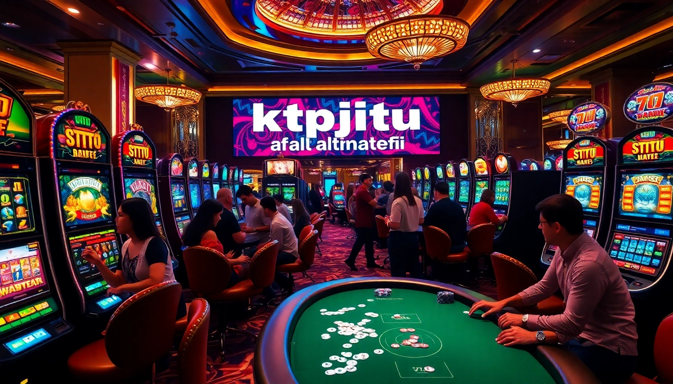 Experience thrilling wins at kptjitu alternatif while playing vibrant slot machines.