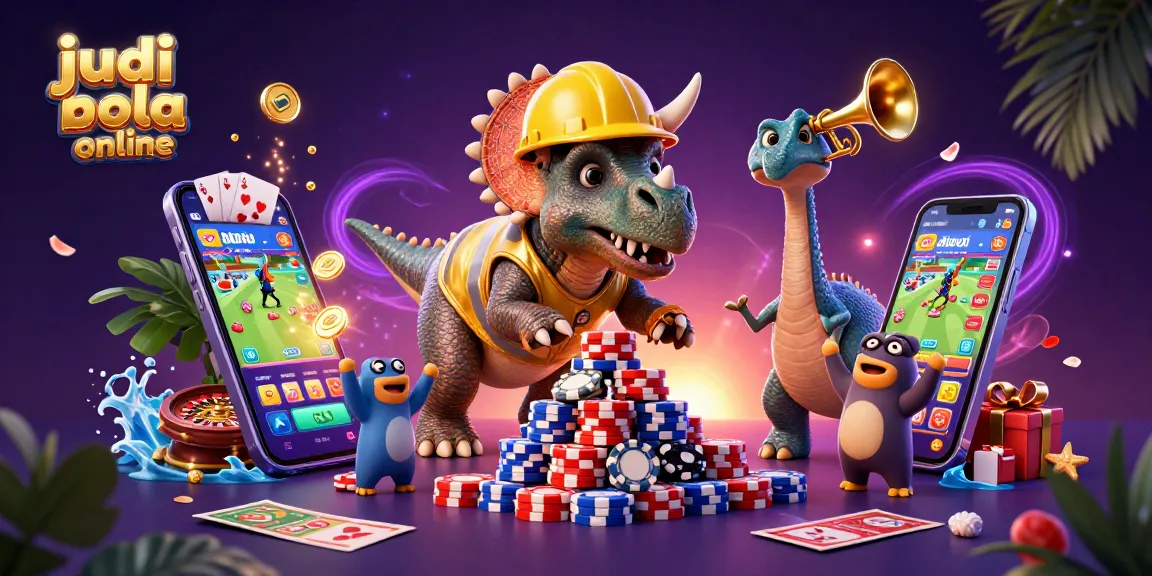 Engage in judi bola online excitement with colorful sports betting action and festive celebration.