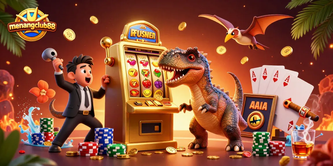 menangclub88 celebrates victories with vibrant characters and dynamic casino elements