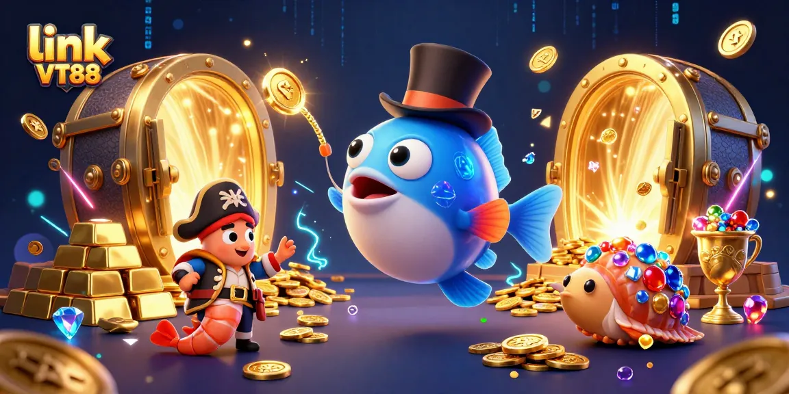 Engage with link VT88 for thrilling strategies in a treasure-laden underwater casino scene.