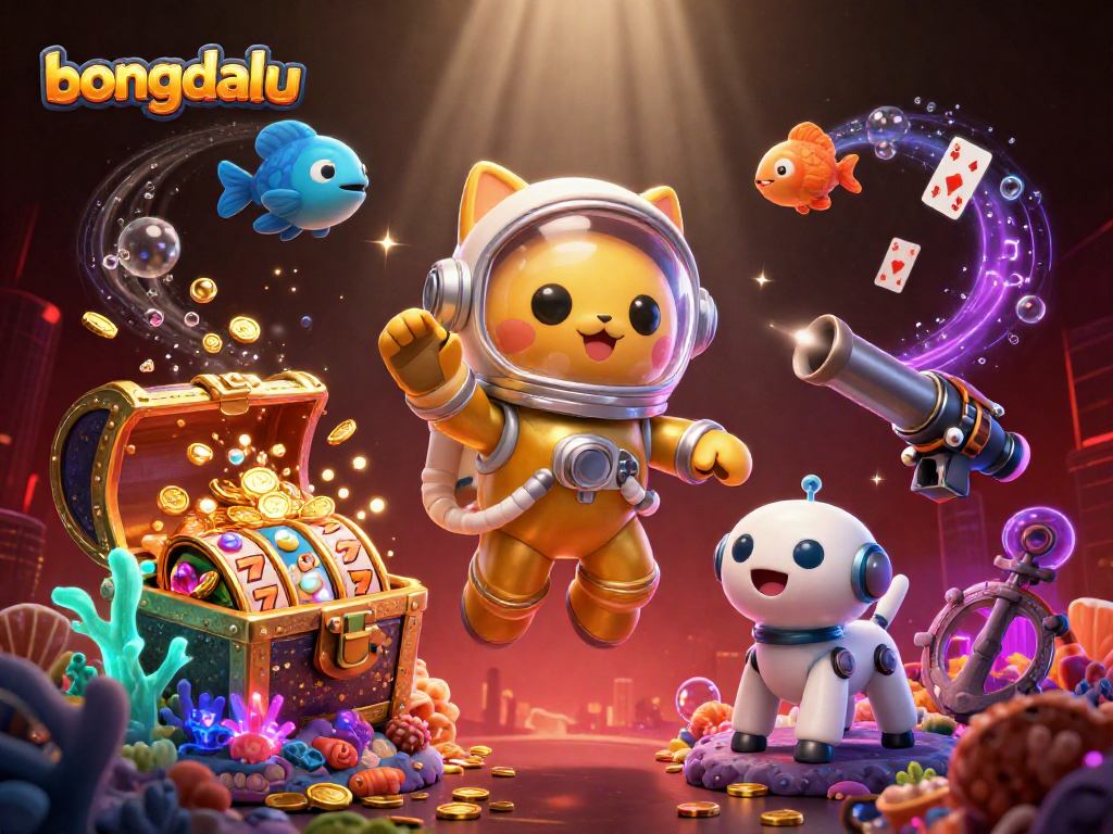 Engage with bongdalu's vibrant, ultra-detailed casino universe featuring dynamic slot reels and treasure.