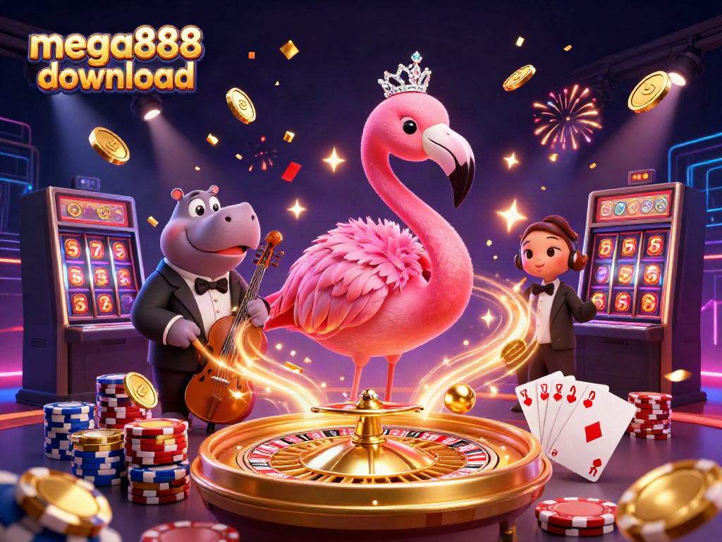 Experience the vibrant energy of mega888 download with fun casino characters and games.