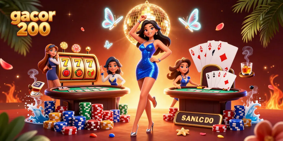 Experience the thrill of gacor 200 with vibrant online slot gaming and dynamic casino action.
