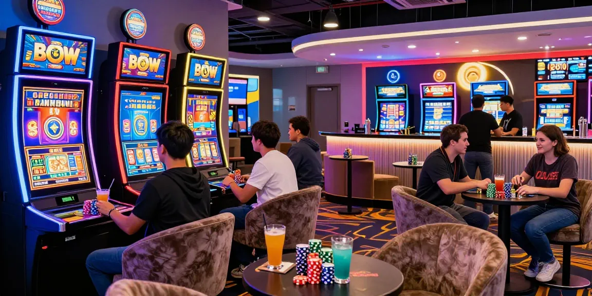 Players enjoying bonus buy slots at https://oxfordbedbreakfast.co.uk/, showcasing vibrant gaming atmosphere.