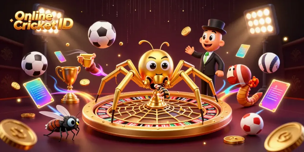 Engage in exciting cricket betting with verified Online Cricket ID, featuring dynamic gameplay elements.