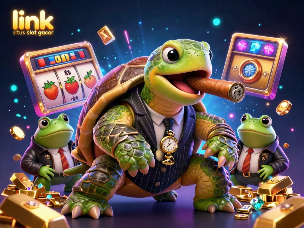 Menang besar dengan link situs slot gacor, ilustrasi menarik tentang perjudian slot.
