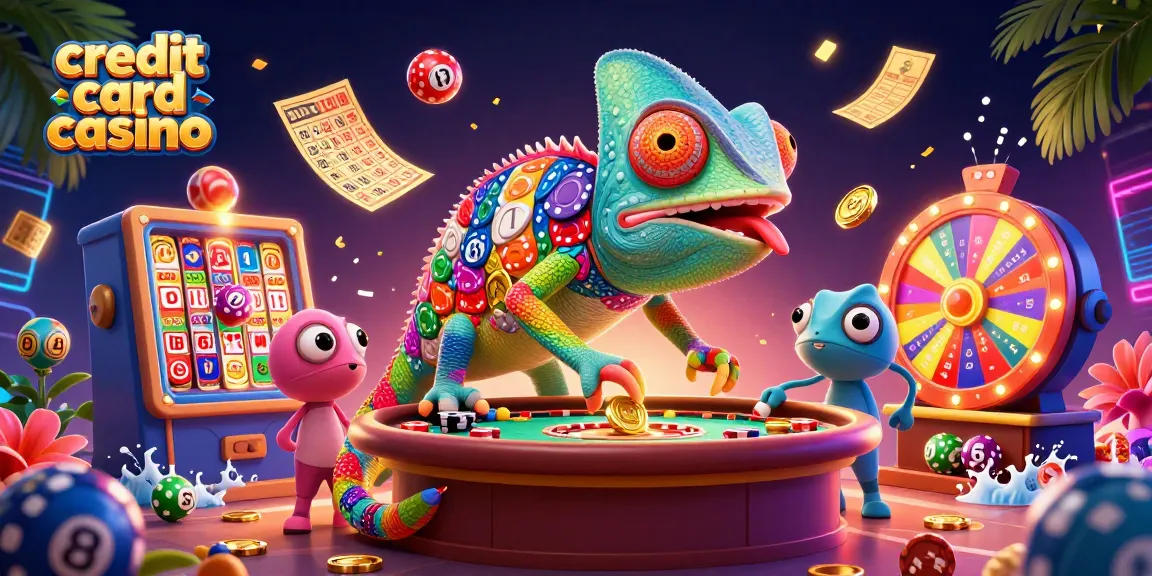Engage with the vibrant world of credit card casinos, showcasing dynamic gaming elements.