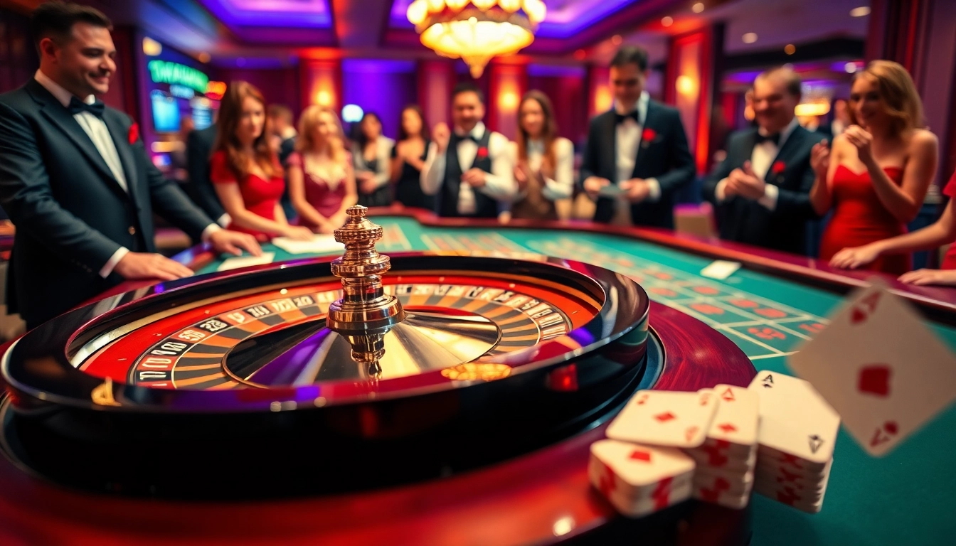 Permainan kasino bbni4d sedang berlangsung di meja roulette yang menegangkan.