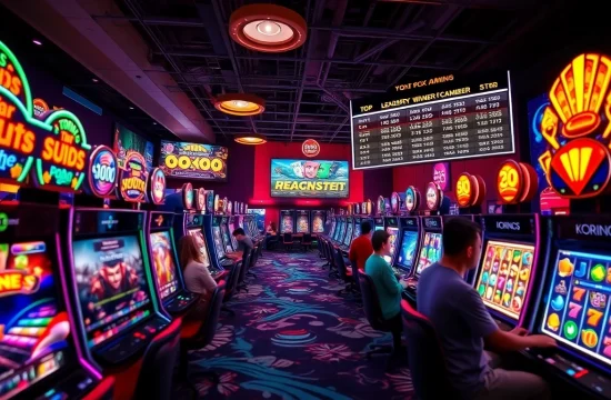 Situs kode4d vibrant gaming platform showcasing exciting slot games and happy players.