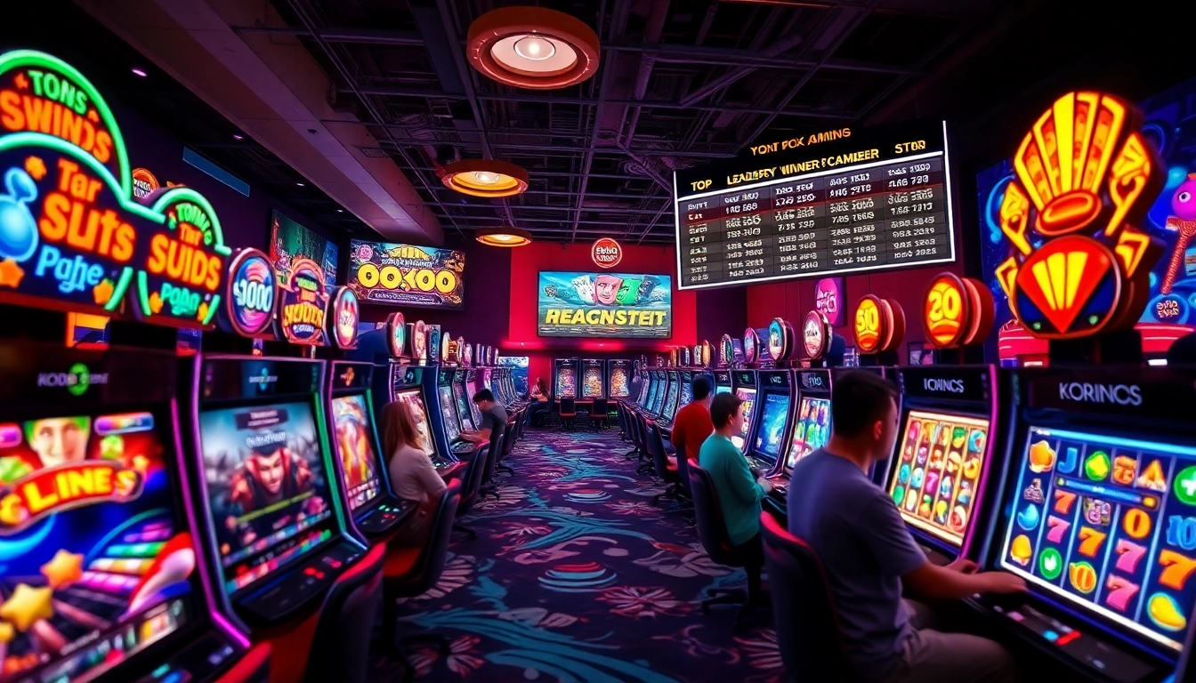 Situs kode4d vibrant gaming platform showcasing exciting slot games and happy players.