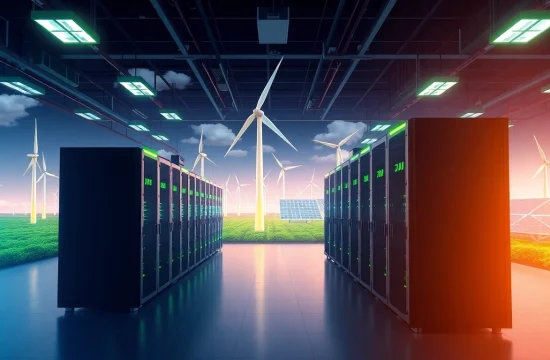 Overview of DeepHash's cloud mining facility demonstrating the best cloud mining platforms with advanced technology and renewable energy.