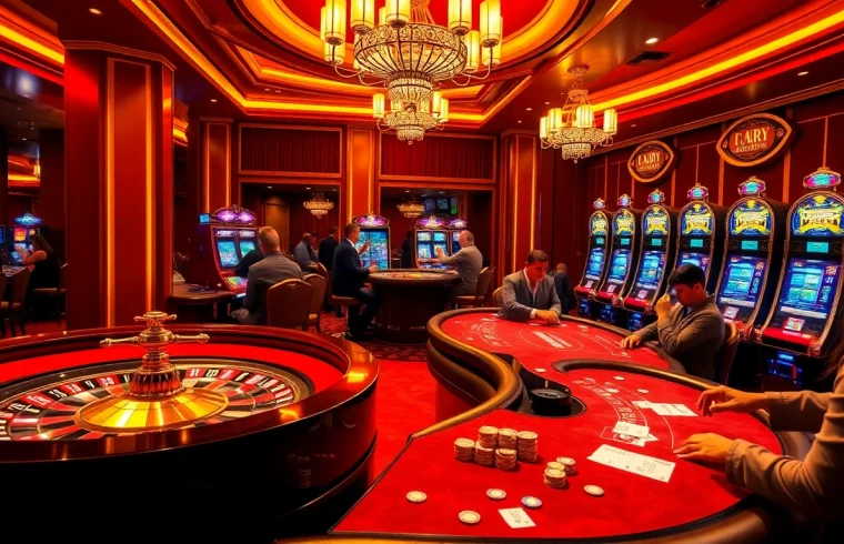 Experience thrilling gameplay with luxury138 at the vibrant casino.