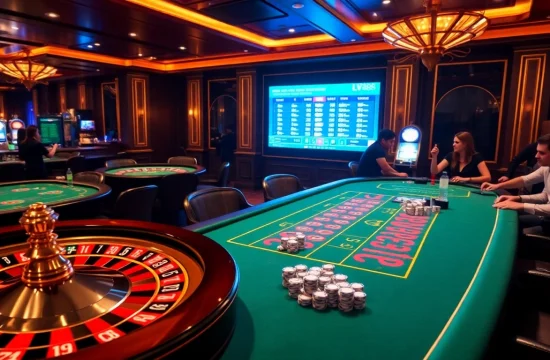 Gamble smarter at LV88 with dynamic casino visuals highlighting gaming excitement.