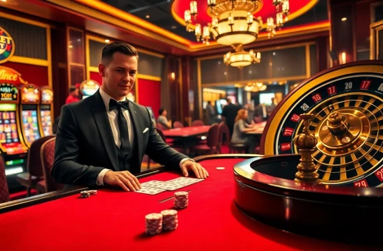 Experience the excitement of gambling at RR88 with vibrant gaming tables and thrilling slot machines.